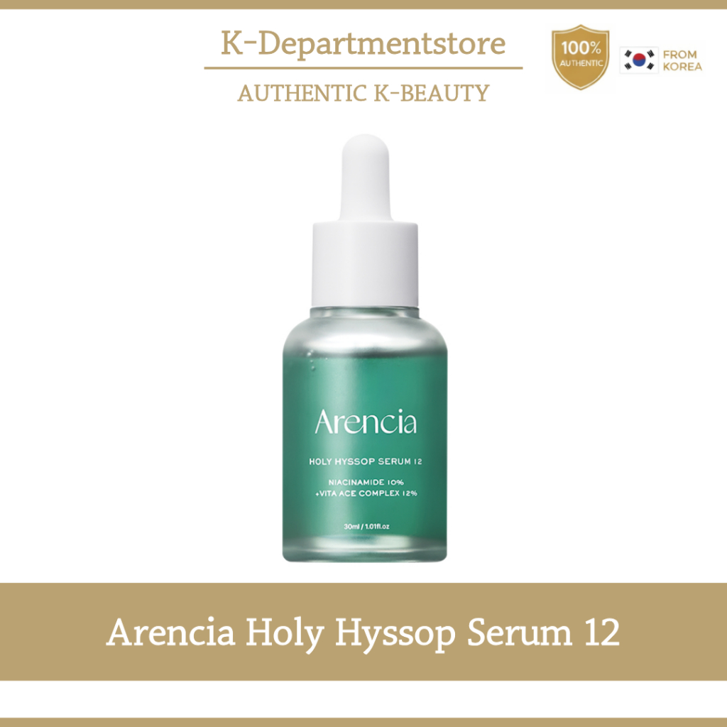ARENCIA Holy Hyssop Serum 12 Serum chức năng kép chống lão hóa làm sáng da Hàn Quốc 30ml