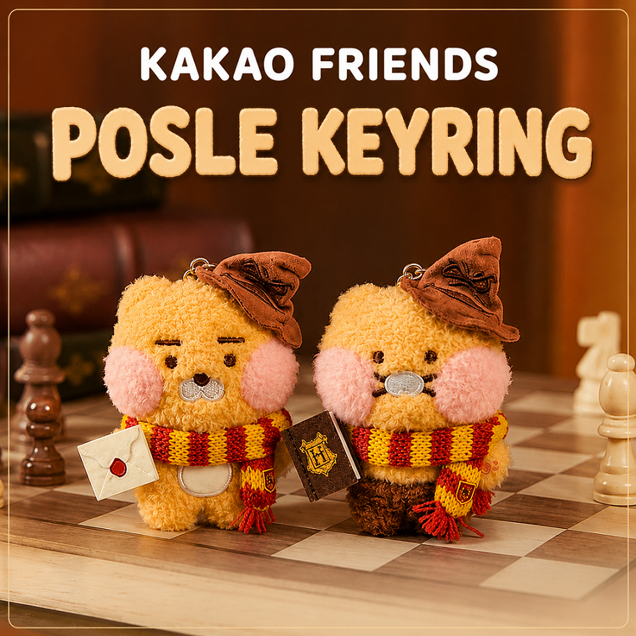 [Harry Potter x Kakao Friends] Móc khóa sang trọng Fuzzy