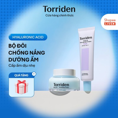[Torriden Live] Combo DIVE-IN - Kem chống nắng tím nâng tông da + Kem làm dịu da [TẶNG 01 MIẾNG MẶT NẠ DIVE-IN]