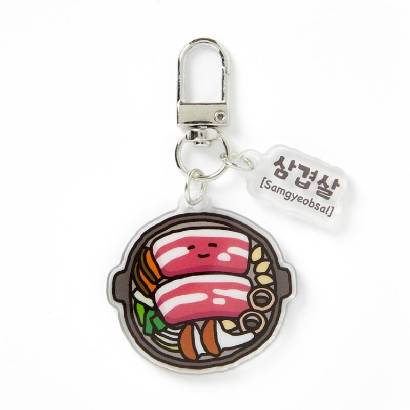 Móc khóa Acrylic Samgyeopsal K-Food