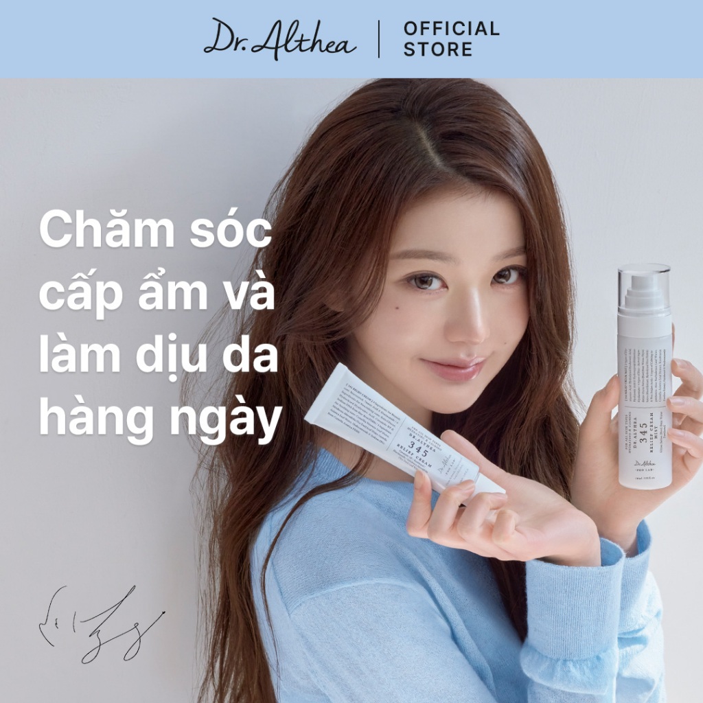 Dr.Althea Hydrating & Làm dịu DUO | Kem giảm đau 345 50ml + 345 Kem giảm đau 60ml / 100ml