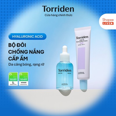 [Torriden Live] Combo DIVE-IN - Kem chống nắng tím nâng tông da + Serum [TẶNG 01 MIẾNG MẶT NẠ DIVE IN]