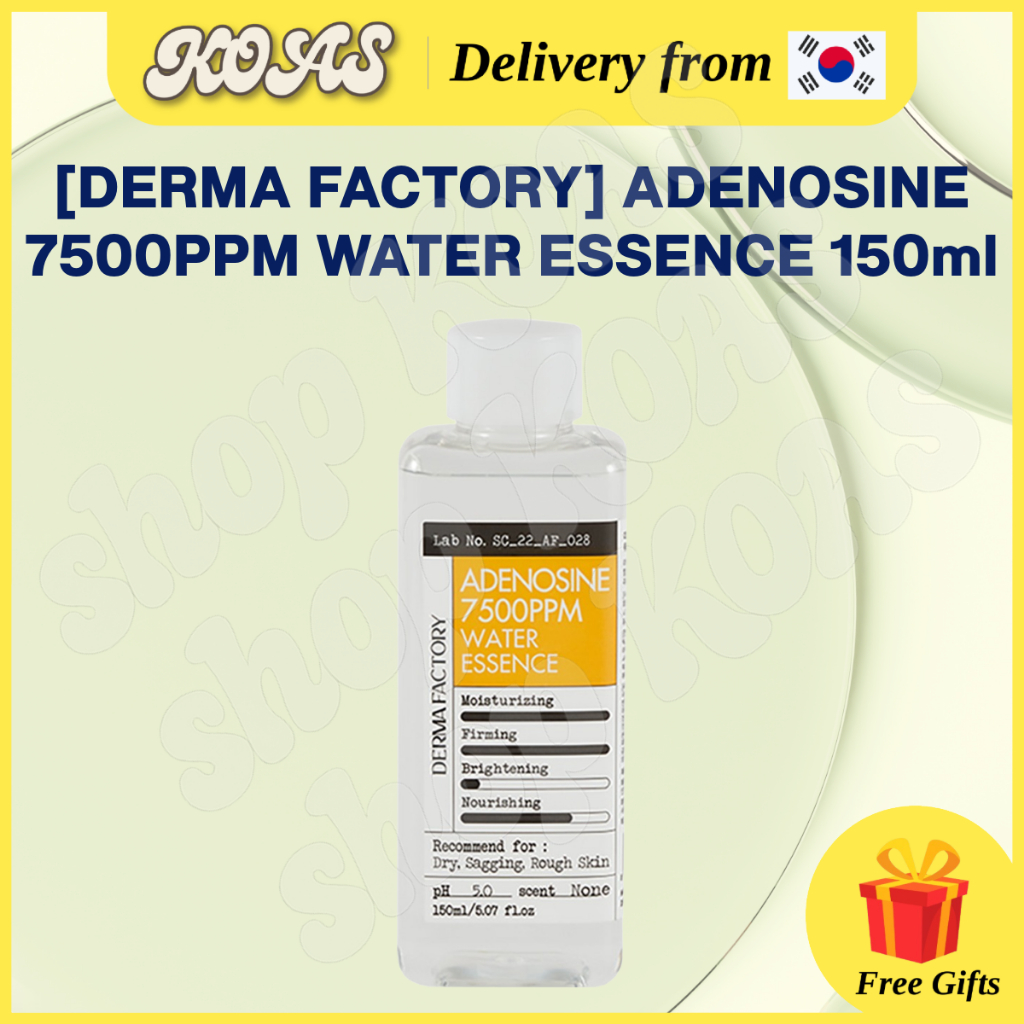 [DERMA FACTORY] Adenosine 7500ppm Water Essence 150ml