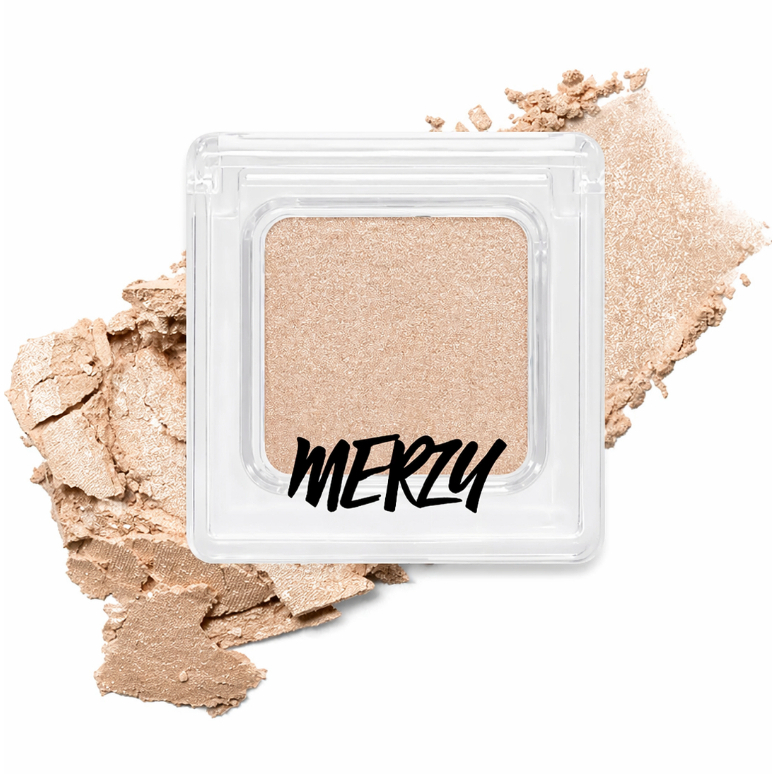 Merzy Single Eye Shadow No.07 Veil Beige Matte Trang điểm Hàn Quốc, 3,5g, 1 cái