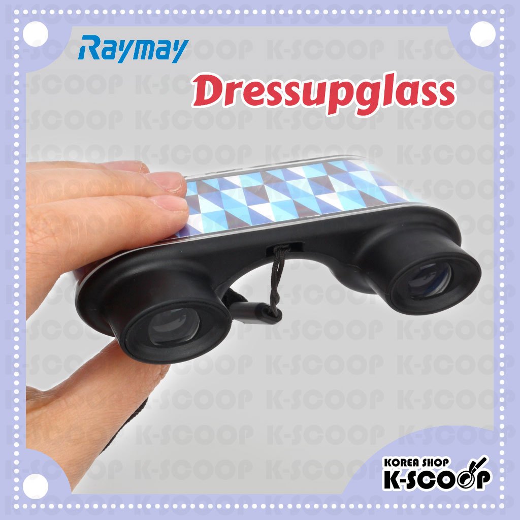 Raymay Dress Up Glass Opera Ống nhòm Kính viễn vọng Mini nhỏ gọn 3x Zoom Nhẹ Di động
