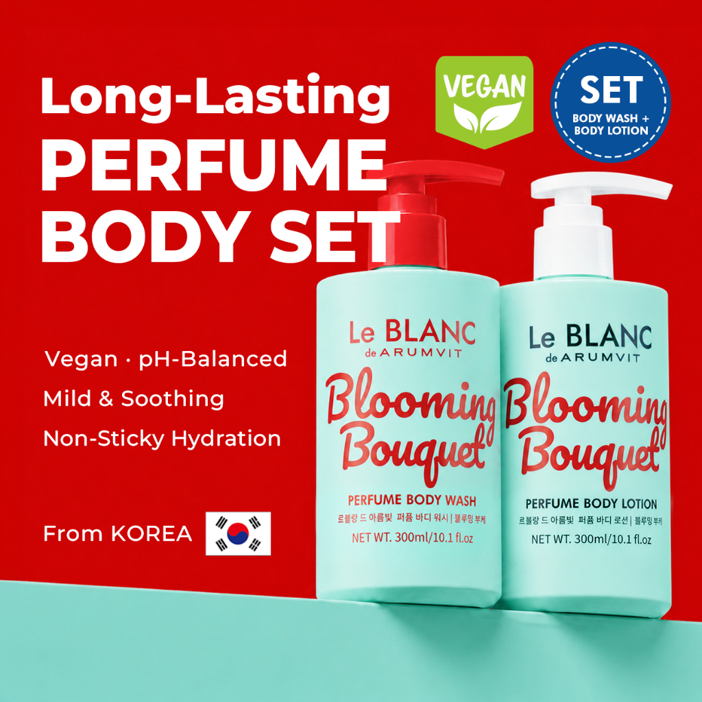 Le BLANC _ Blooming Bouquet Perfume Body Wash & Lotion SET