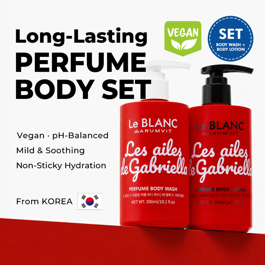 Le BLANC Les ailes de Gabriella Perfume Body Wash & Lotion SET