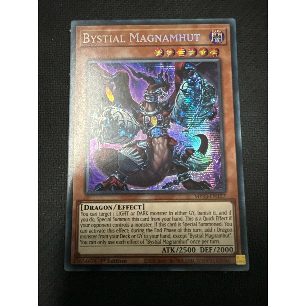 [WibuCardShop] Bystial Magnamhut (MP23-EN157) - Prismatic Secret Rare 1st Edition