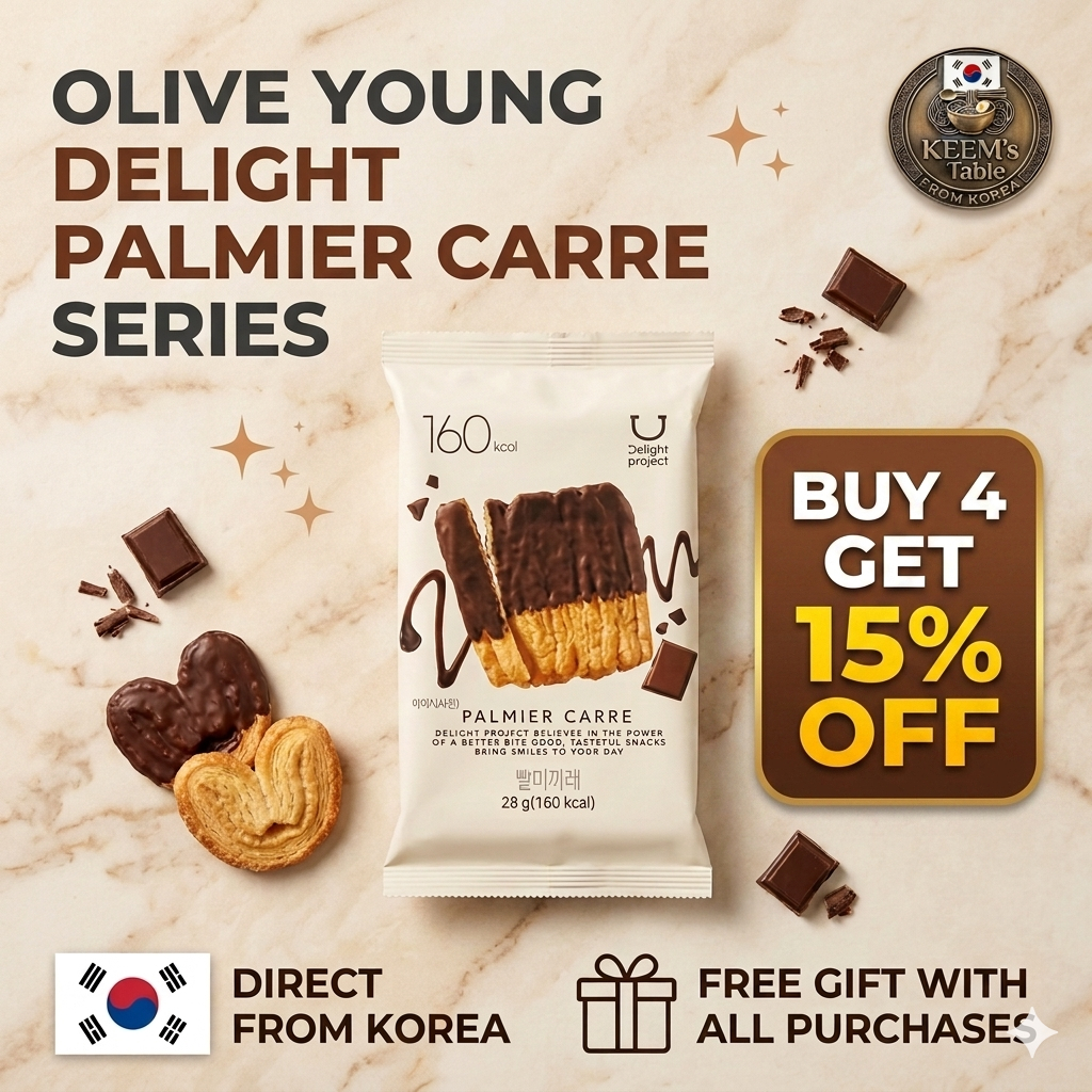 Bánh ngọt ngàn lớp Palmiere Olive Young Hàn Quốc Delight Project Mystery Pack Chocolate Strawberry B