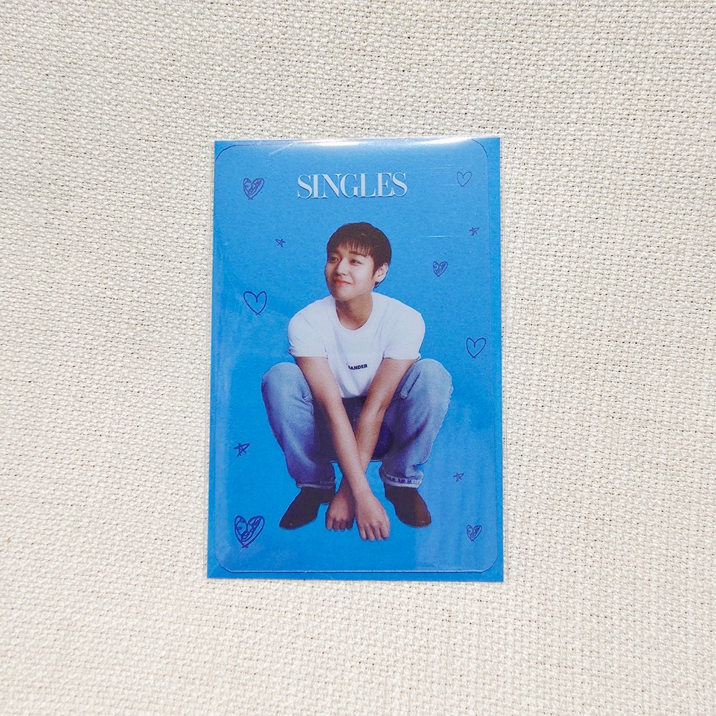 Photocard lợi ích đơn của Park Ji Hoon | Chưa mở | Lợi ích giới hạn