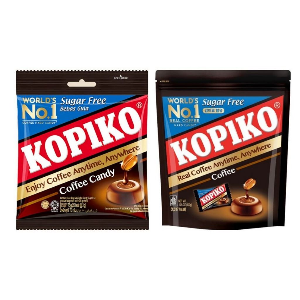 [Kopiko] K-Drama Pick kẹo cà phê không đường (75g, 300g)