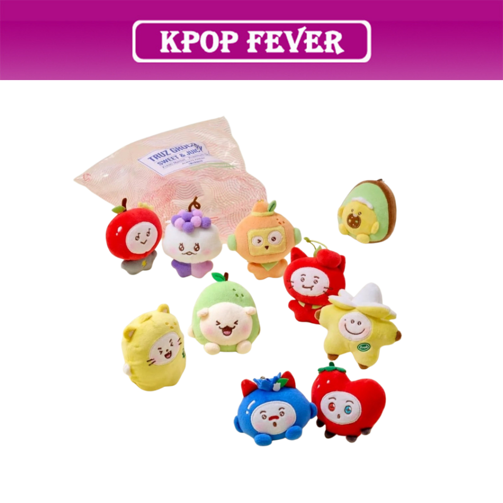 TREASURE X LINE FRIENDS [TRUZ Fruit] MD / Plush Keyring