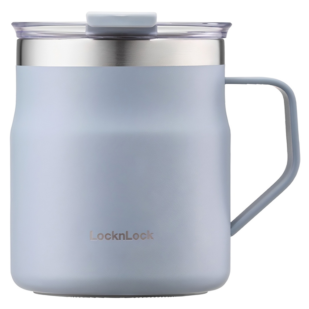 LocknLock Metro Mug 355ml Cốc cách nhiệt chân không bằng thép không gỉ có nắp cốc giữ nhiệt