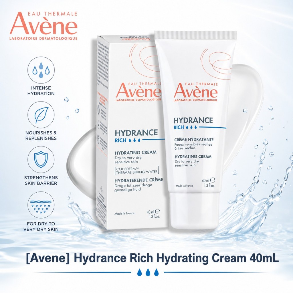 [Avene] Kem dưỡng ẩm giàu dưỡng ẩm 40mL