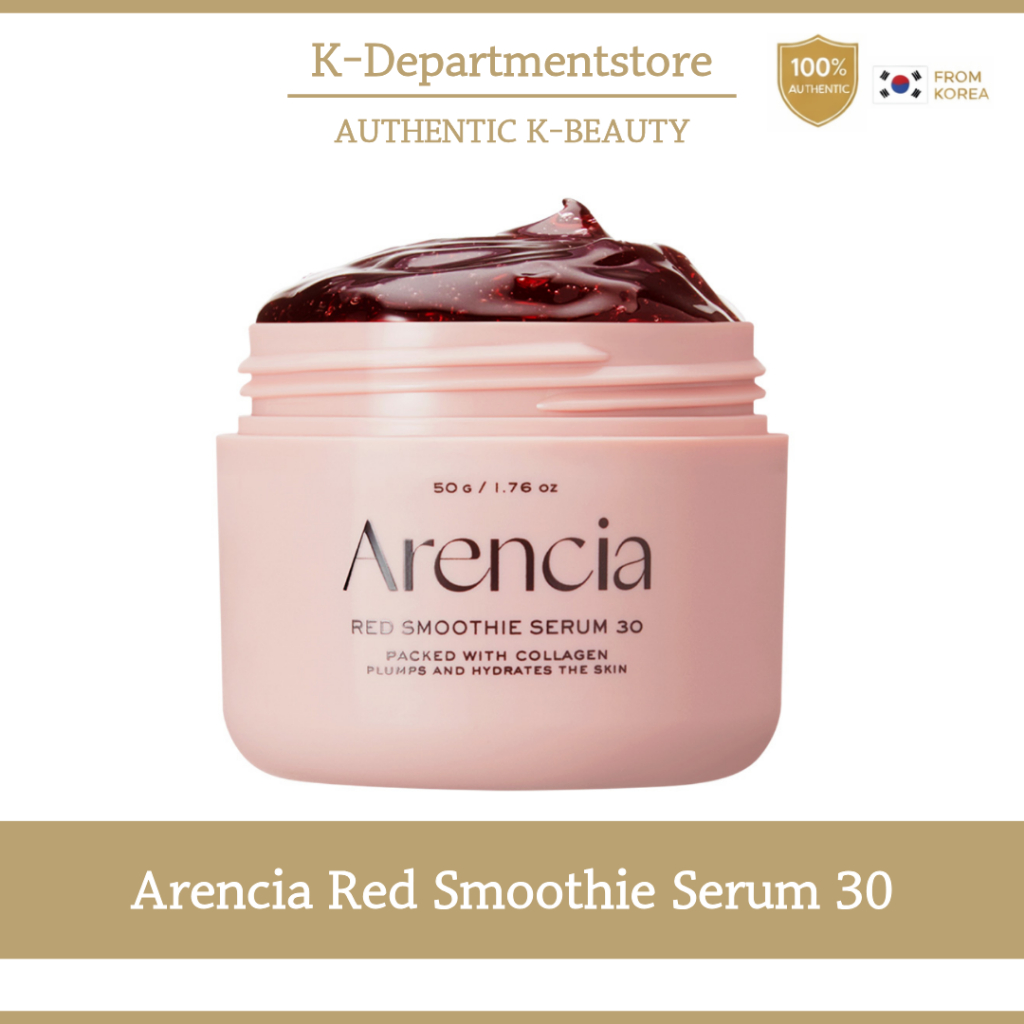 Arencia Red Smoothie Serum 50g Serum chống lão hóa làm sáng da Hàn Quốc với Niacinamide