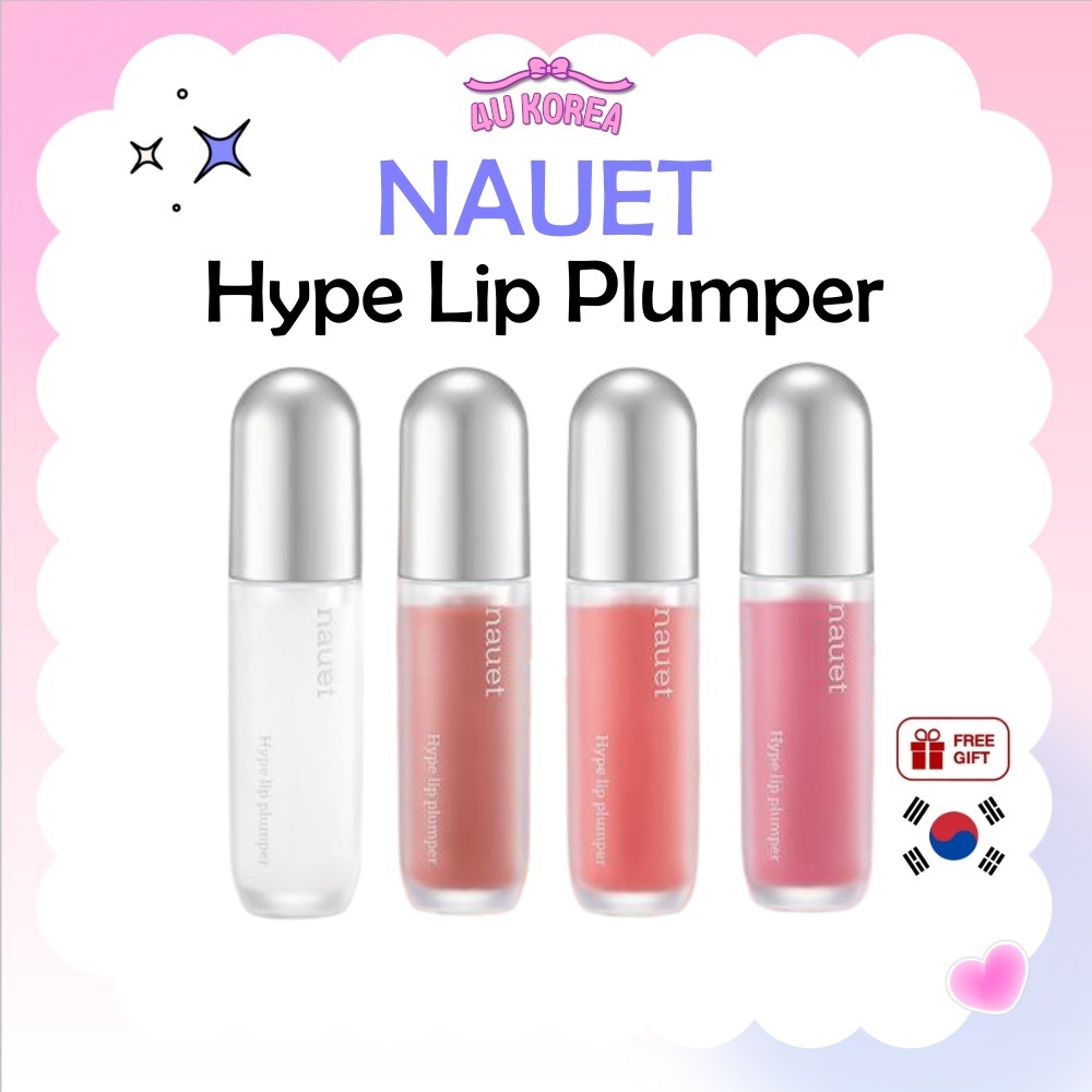 NAUET Hype Lip Plumper 4.4g – 4 Màu / K-BEAUTY