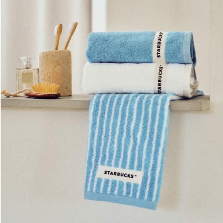 🎀【Last chance In Stock】2024 Josun Hotel x Starbucks Hàn Quốc Hand Towel Set