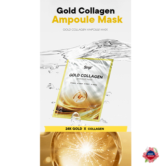 Mặt nạ Ampoule Collagen vàng SNP 24K