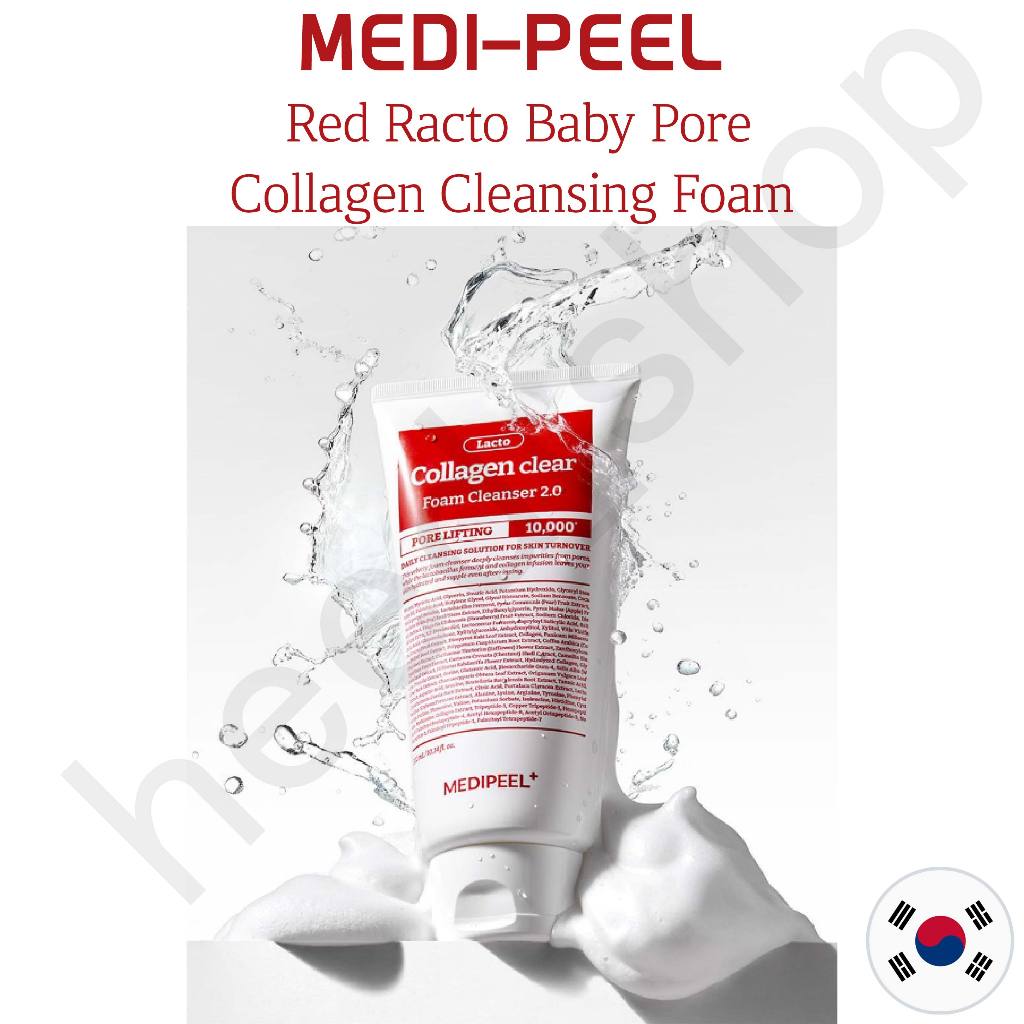 [Medipeel] Sữa rửa mặt Red Racto Baby Pore Collagen 300ml
