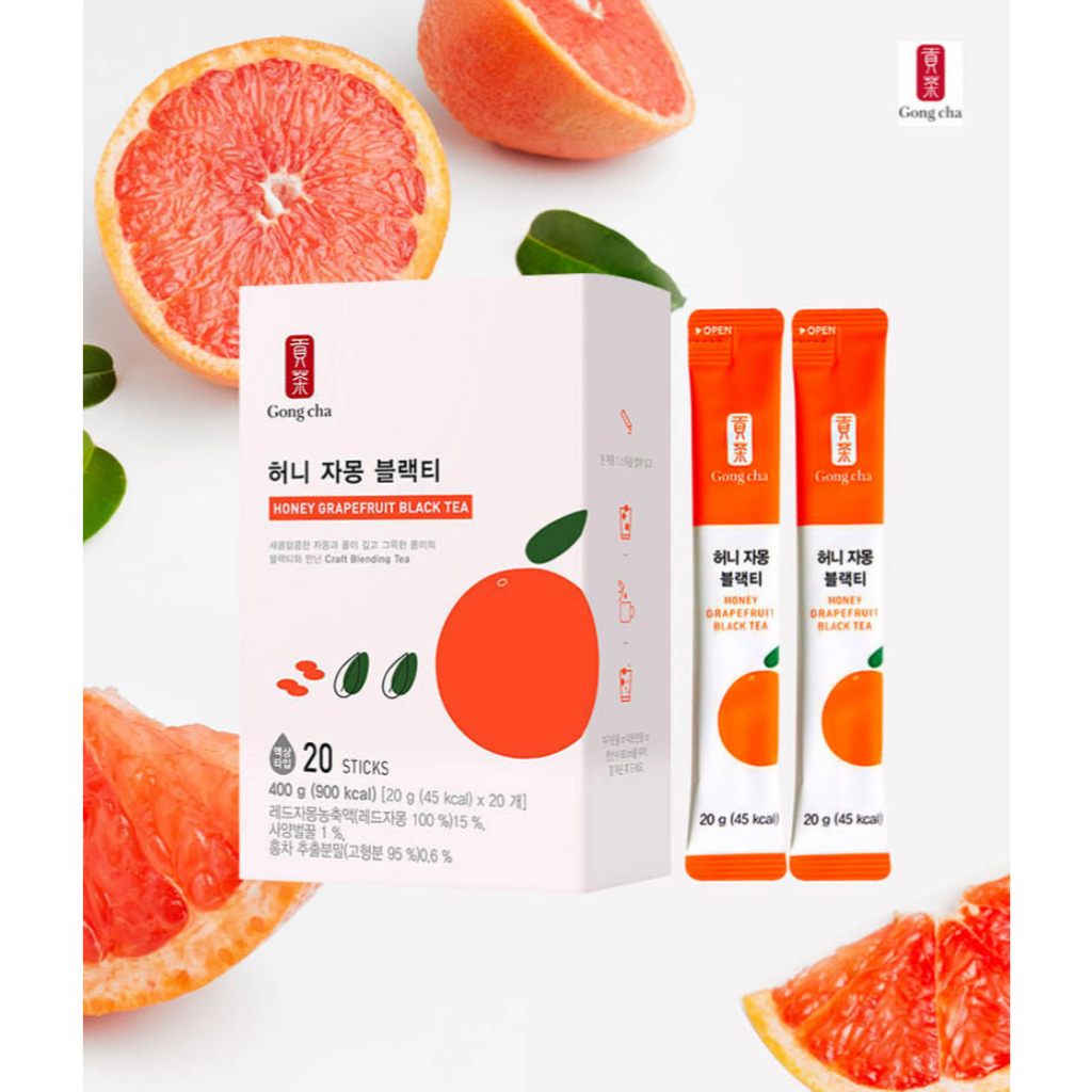 Trà đen bưởi mật ong Gong Cha 20g x 20 que