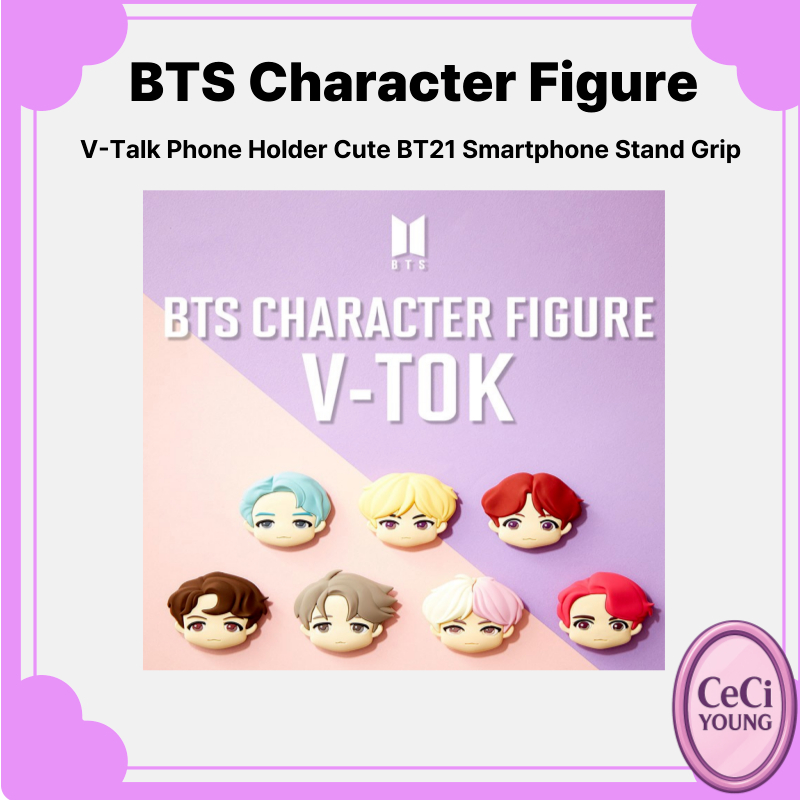 Nhân Vật BTS Hình V-Talk Giá Đỡ Điện Thoại Dễ Thương BT21 Điện Thoại Thông Minh Đứng Cầm Bàn Di Động