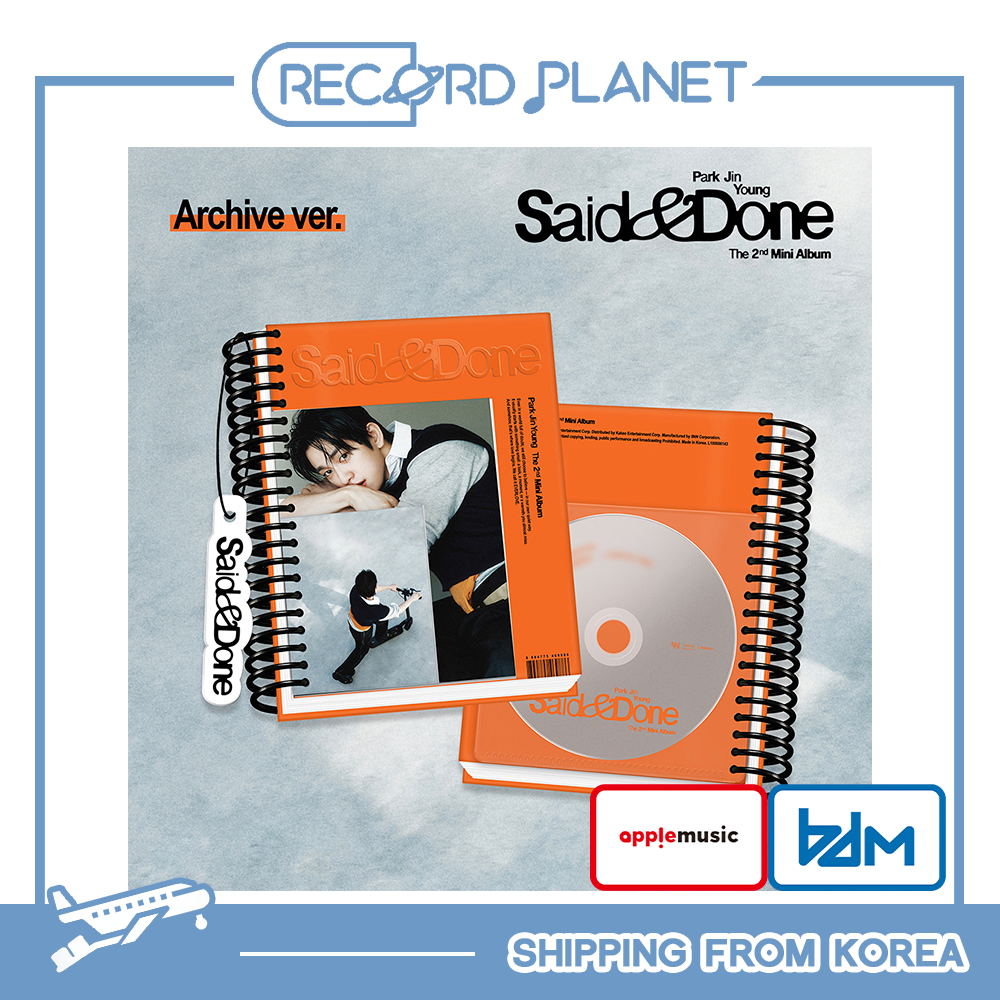 [POB] PARK JINYOUNG - 2nd Mini Album [Said & Done] (Archive ver.)