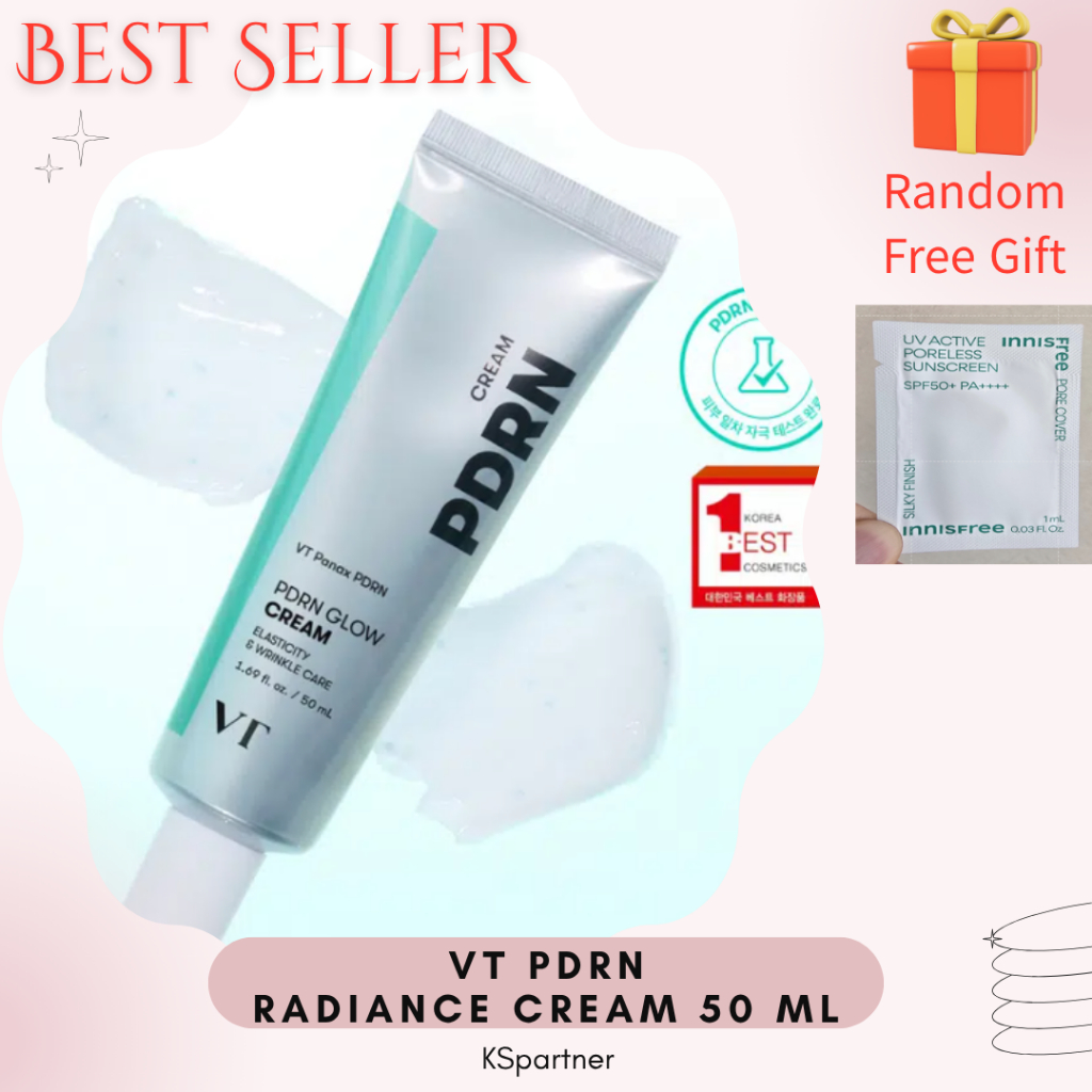 VT PDRN Glow Cream 50ml VT PDRN Glow Cream 50ml Kem dưỡng ẩm làm sáng da mặt 50ml
