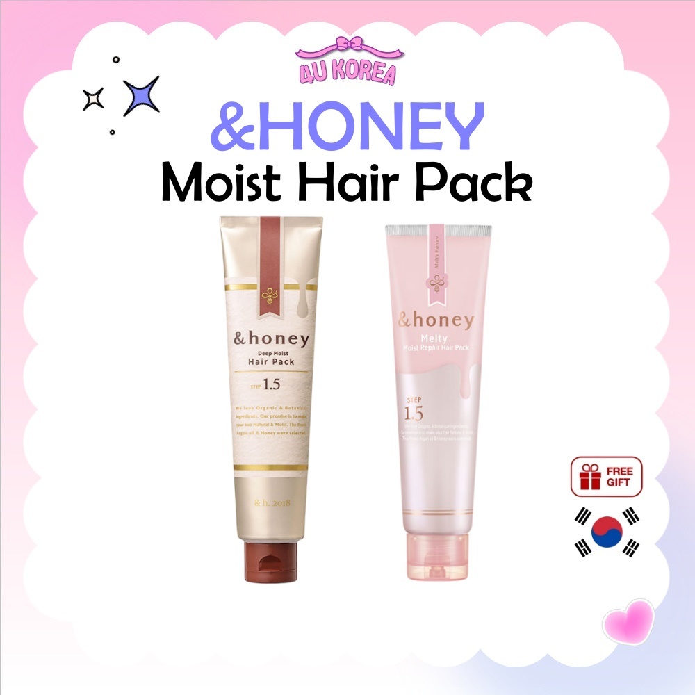 &HONEY Moist Hair Pack 130g – Sâu hoặc Tan / K-BEAUTY