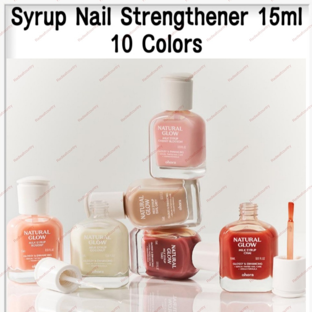 [Ohora] Xi-rô tăng cường móng tay 15ml 10 màu từ Hàn Quốc