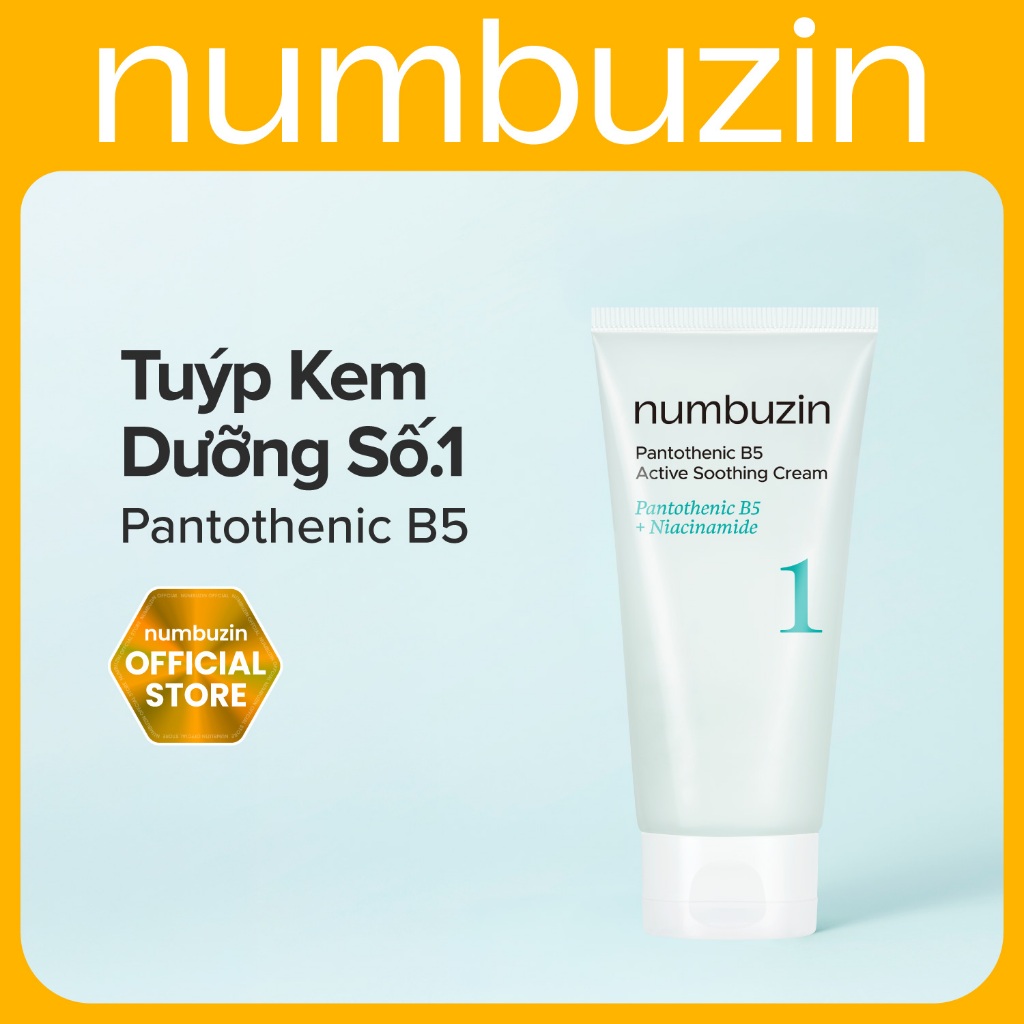 [Numbuzin Official] numbuzin No.1 Kem dưỡng làm dịu da B5 80ml