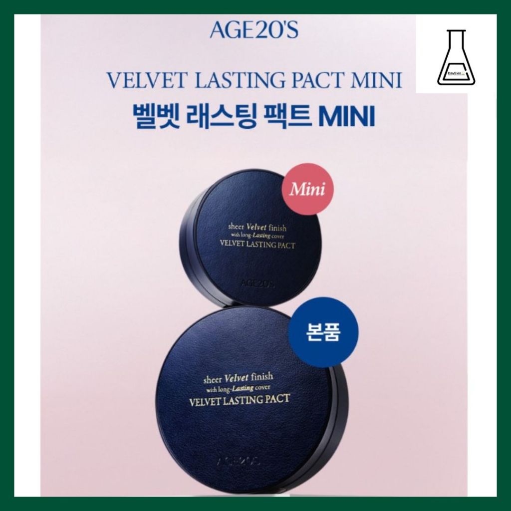 [AGE 20'S] AGE 20'S Velvet Lasting Fact Mini Cushion 7g (SPF50 + PA + + + +) 4 Màu