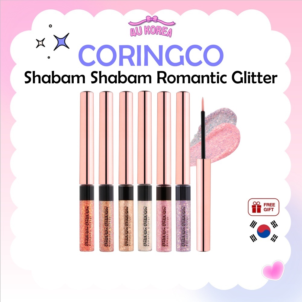 CORINGCO Shabam Shabam Romantic Glitter 3g – 6 Màu / K-BEAUTY