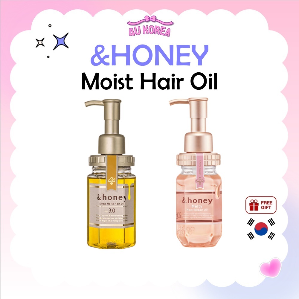 &HONEY Moist Hair Oil – Sâu hoặc tan chảy / K-BEAUTY