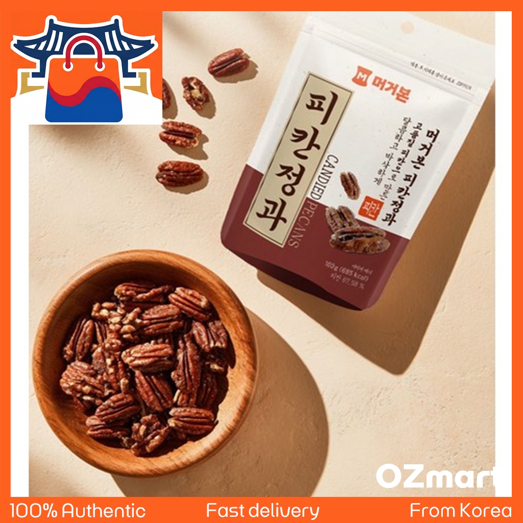 [Sản xuất tại Hàn Quốc] [Murgerbon] Pecan Jeonggwa 100g | Pecan tráng men truyền thống Hàn Quốc cao 