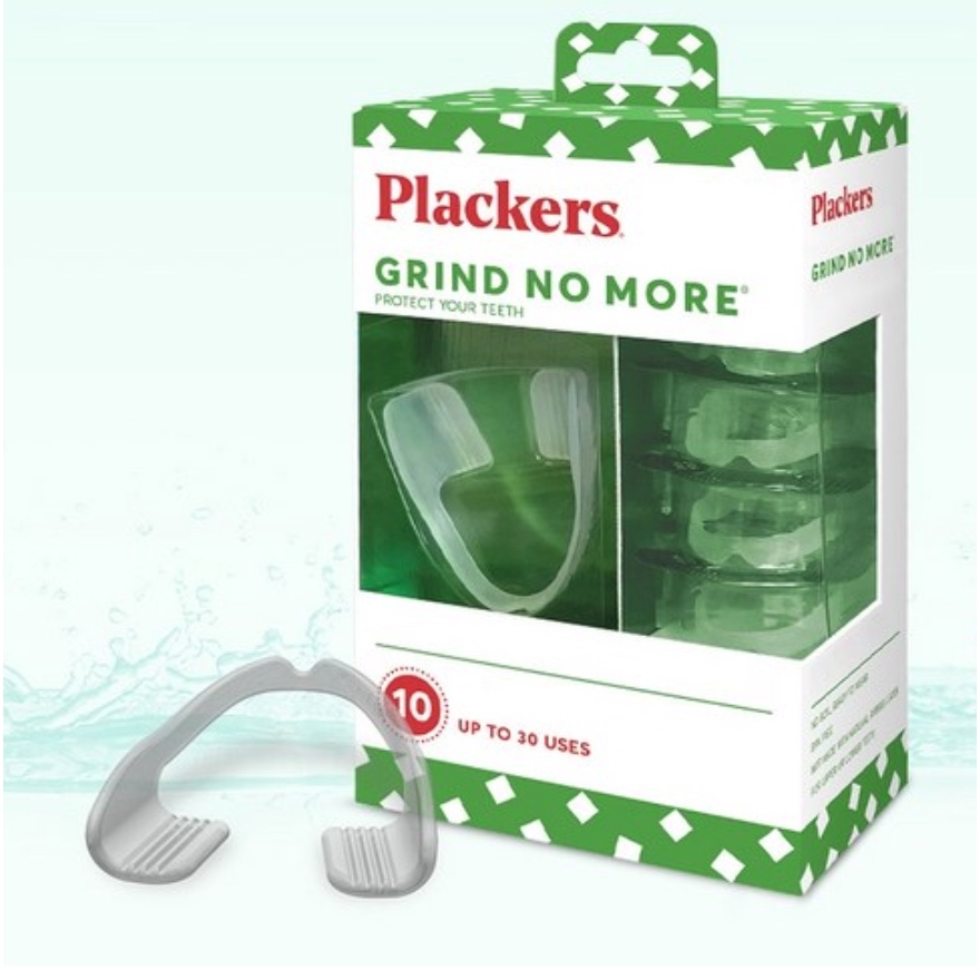 Miếng chống nghiến răng Plackers Grind No More Disposable Dental Guards (10 miếng )