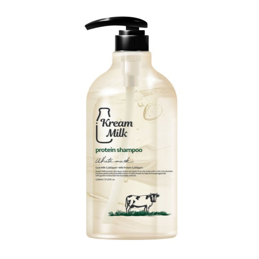 Dầu Gội Protein KREAM MILK White Musk 1100ml