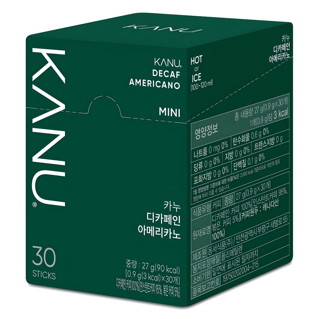 [KANU] Mini Decaf Americano Coffee Mix 30 que