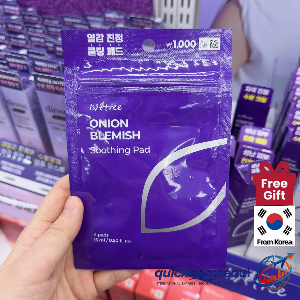 K beauty Onion Blemish Soothing Pad Chăm sóc vết thâm & Làm dịu nhanh 4ea DAISO ISNTREE
