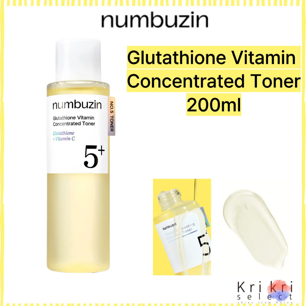 [tê liệt] Nước hoa tập trung Vitamin số 5 200ml | Glutathione C Synergy • Tăng cường làm sáng da • P