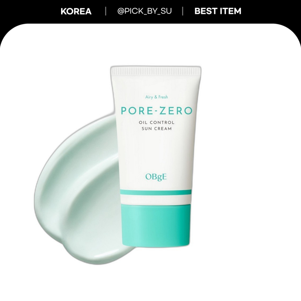 [OBge] Kem chống nắng Pore Zero SPF50 + PA + + + 50ml Kiểm soát dầu Sebum Care Matte UV Protection K