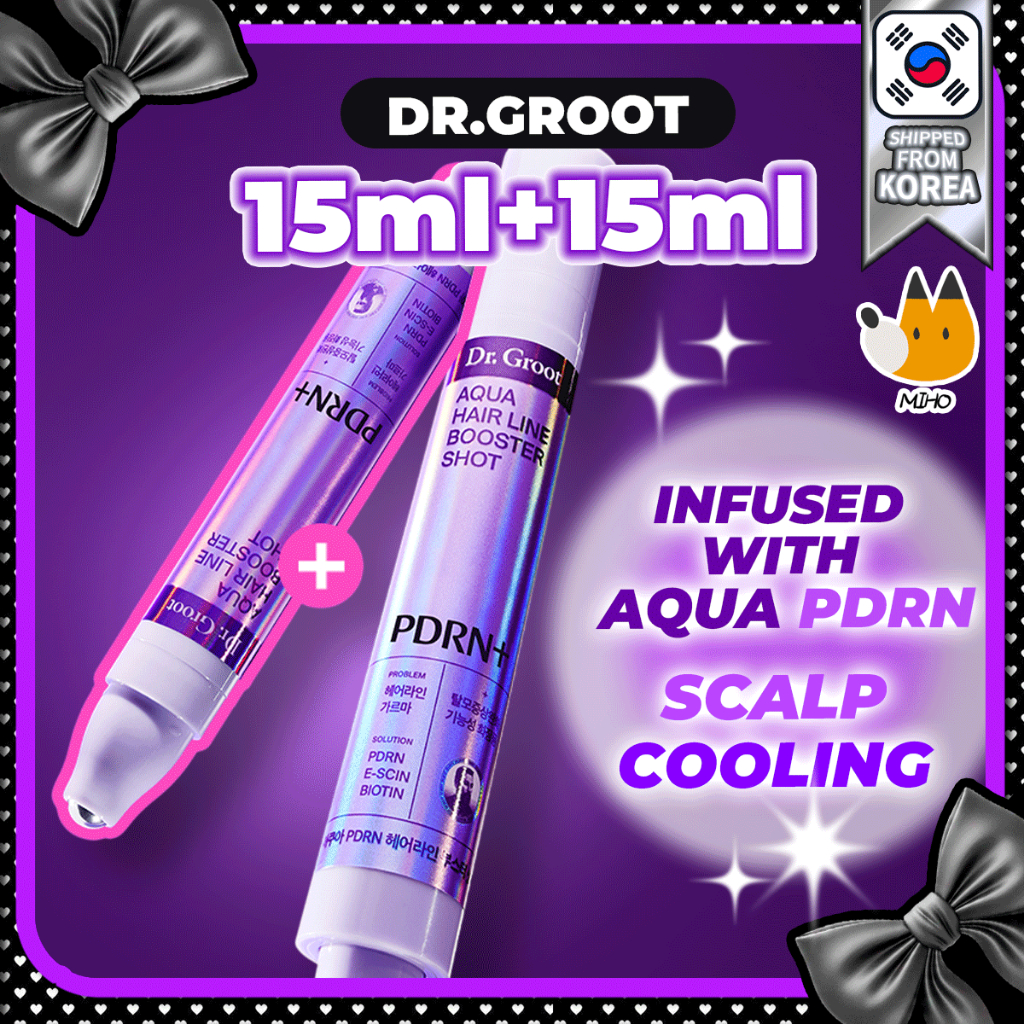 Dr.Groot Aqua PDRN Hairline Booster Shot Ampoule (Bộ đôi 15ml)