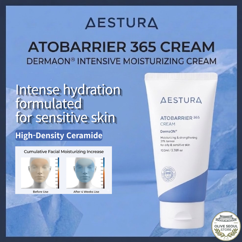 Kem AESTURA Atobarrier 365 80ml, Ceramide, Khô, Rào cản hư tổn