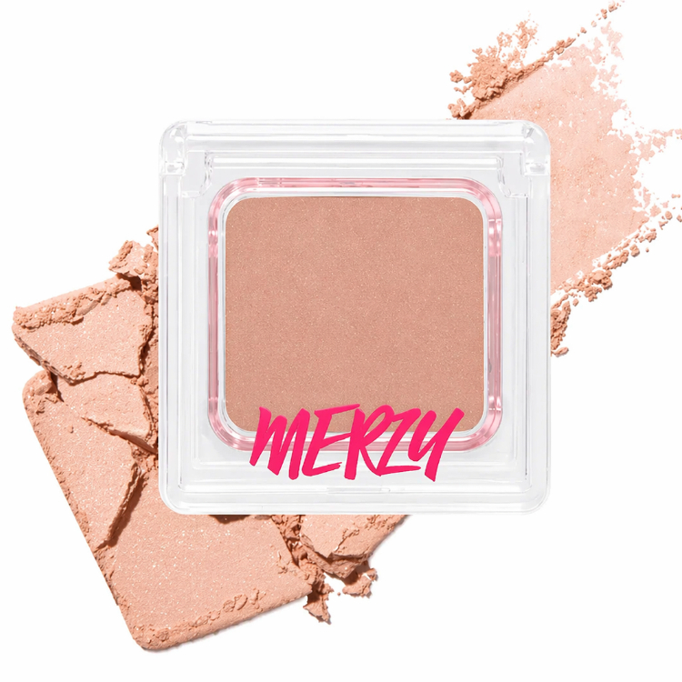 Merzy Single Eye Shadow No.05 Apricot Pink Apricot Trang điểm Hàn Quốc, 3,5g, 1 cái