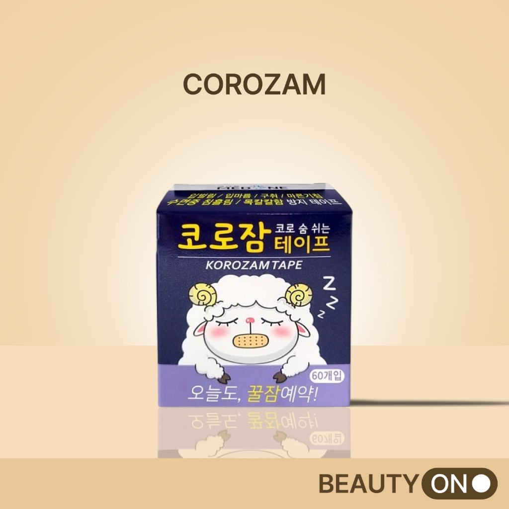 [COROZAM] Sleep Strip Mouth Tape (60P, 120P) | Không Gây Dị Ứng, Thoáng Khí, Keo An Toàn, Thở Bằng M