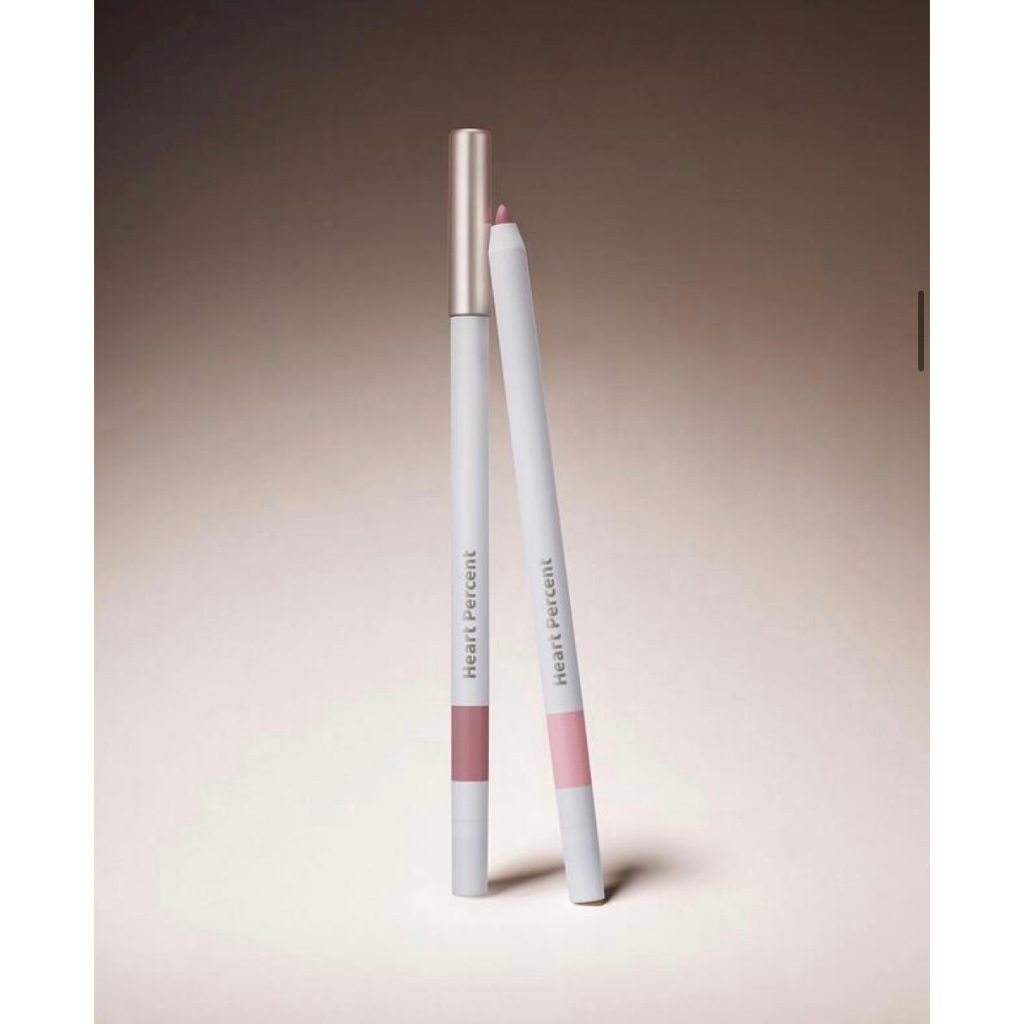 HEART PERCENT Dot On Mood Lip Pencil Slim – Soft Blur Lip Liner (10 Màu) | Vegan K-Beauty