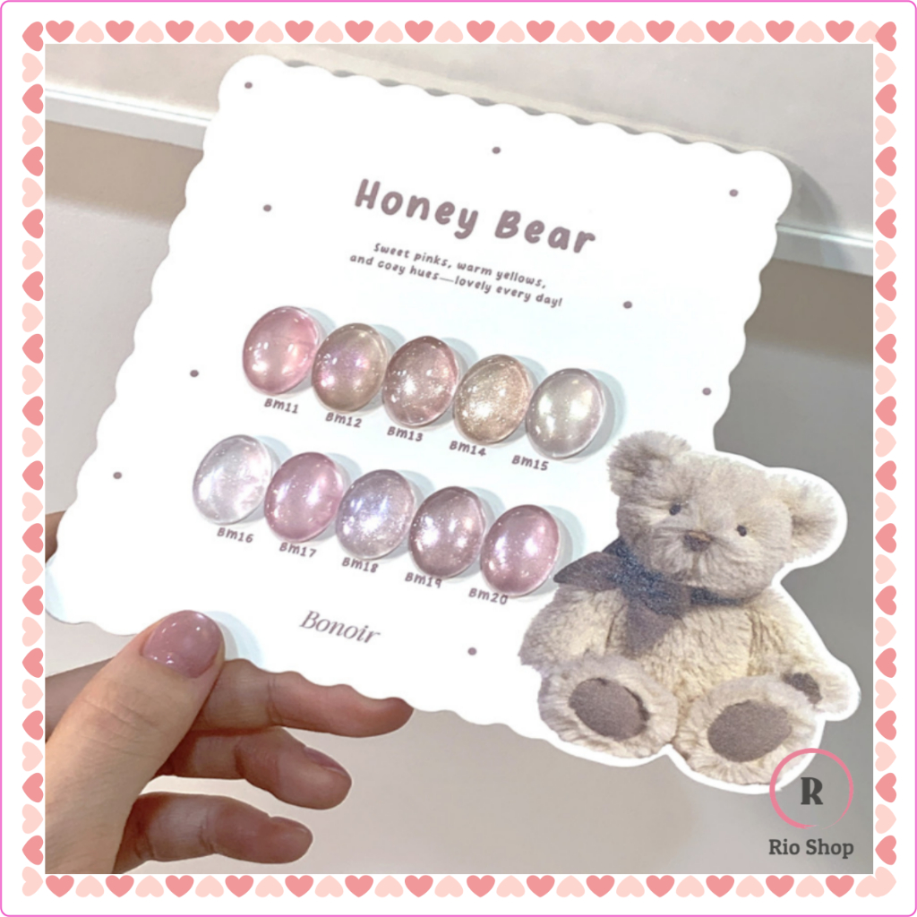 Bộ 10 màu Bonoir x Honey Bear