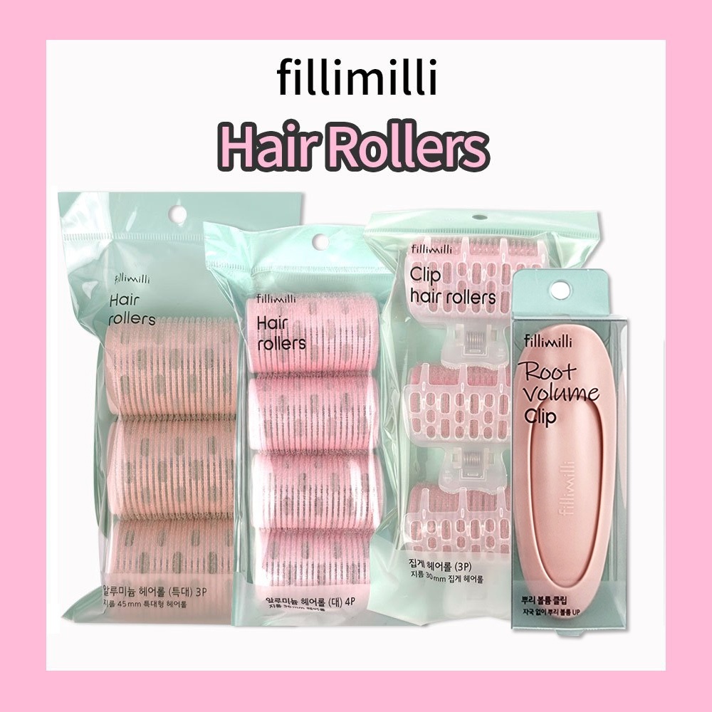 [philimilli] Con lăn tóc bằng nhôm (Lớn, Kích thước cực lớn) / Kẹp tóc / Kẹp khối lượng gốc / Chân cuộn tóc