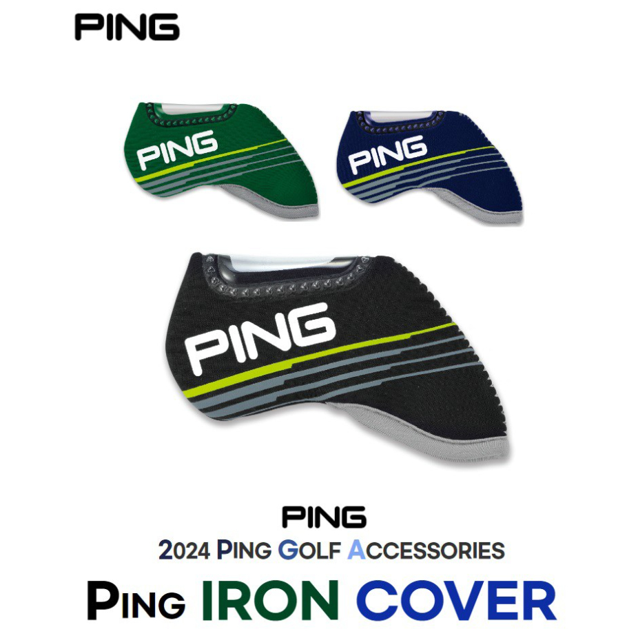 PING 2024 mới Premium Original Golf Iron Club Head Cover Neoprene 9 CÁI