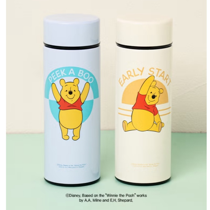 Daiso Korea / Cốc không gỉ Disney Pooh 380 ml / Cốc Disney Pooh / Daiso Korea / Cốc không gỉ / Đồ uố