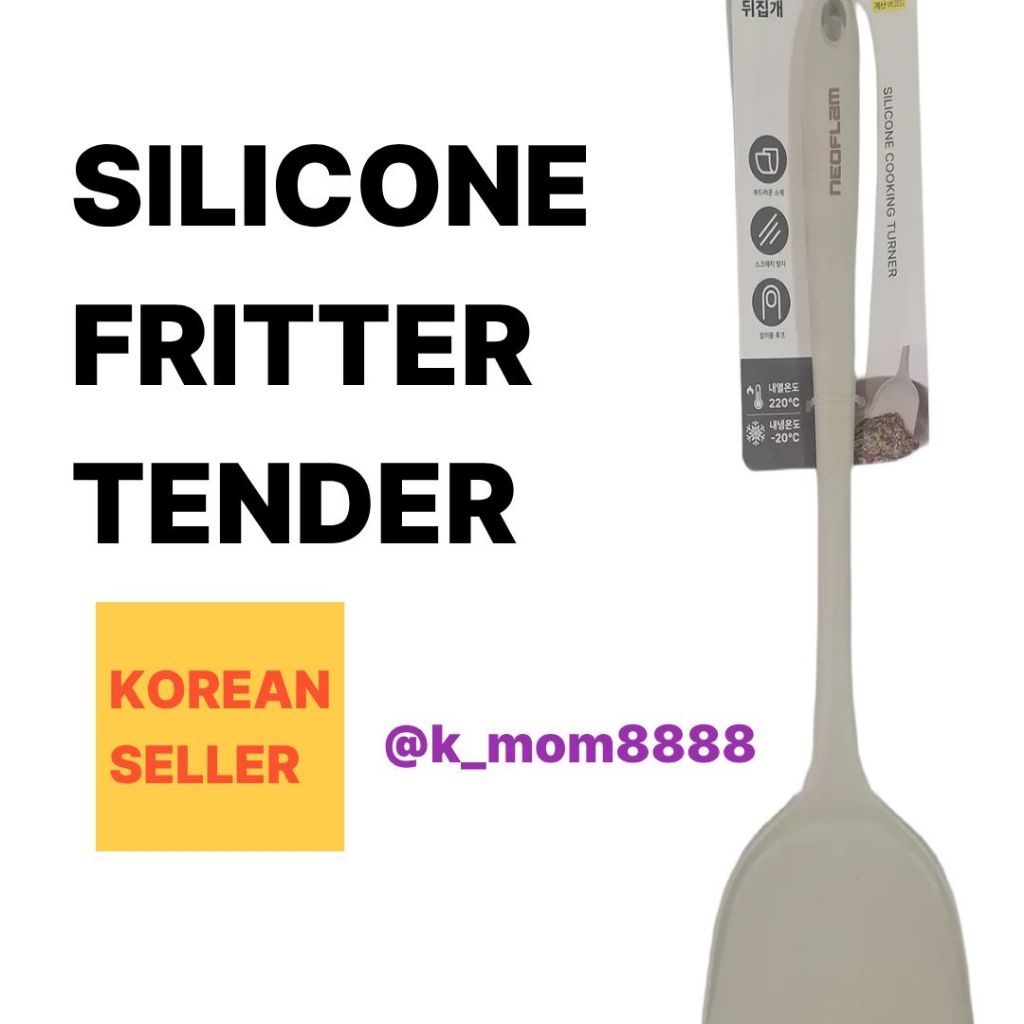 [DAISO] Muỗng xoay silicon Daiso / Thìa nấu ăn chịu nhiệt từ Hàn Quốc